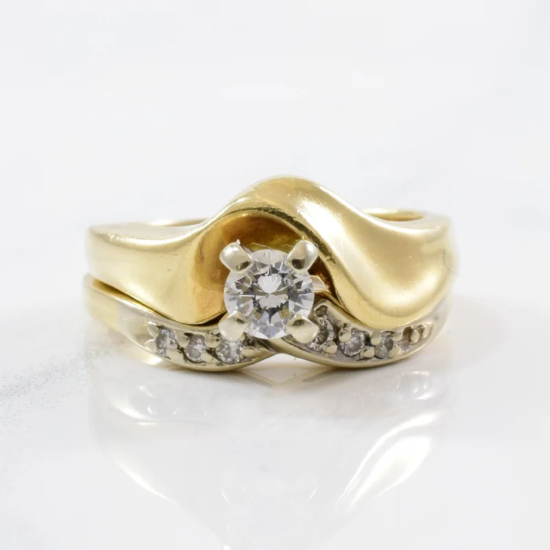 Unique Jewelry For Less – Shop The Sale Now Bypass Wave Diamond Wedding Set | 0.33ctw | SZ 4.75 | Unique Jewelry For Less – Shop The Sale Now Bypass Wave Diamond Wedding Set | 0.33ctw | SZ 4.75 |