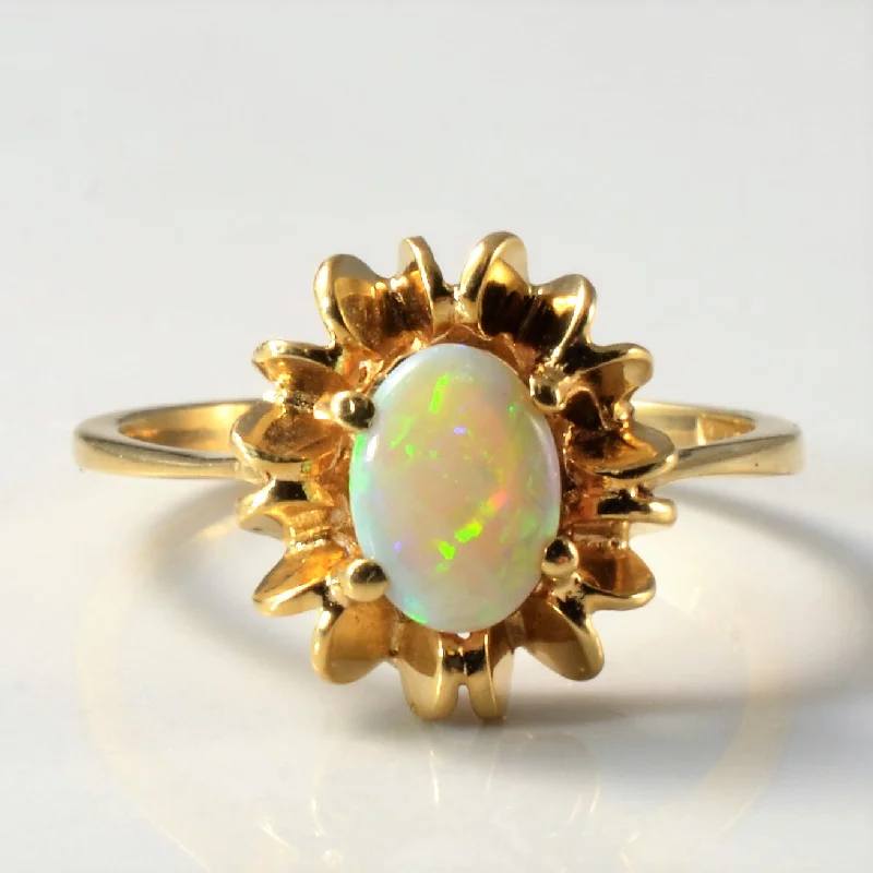Elegant Necklaces And Bracelets At Limited-Time Offers 1960s Solitaire Opal Ring | 0.40ct | SZ 7.5 | Elegant Necklaces And Bracelets At Limited-Time Offers 1960s Solitaire Opal Ring | 0.40ct | SZ 7.5 |