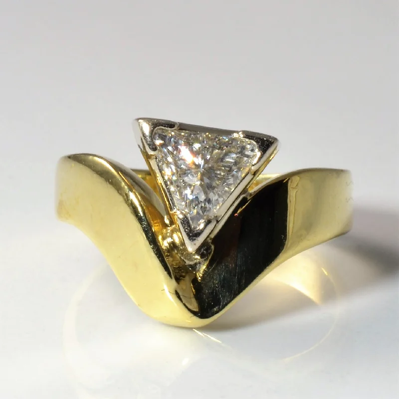 Exclusive Savings On Timeless Jewelry Pieces Abstract Trillion Diamond Engagement Ring | 0.45ct | SZ 5 | Exclusive Savings On Timeless Jewelry Pieces Abstract Trillion Diamond Engagement Ring | 0.45ct | SZ 5 |