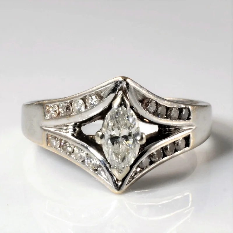 Personalized Jewelry Sale – Unique Pieces At Great Prices Split Shank Marquise Diamond Engagement Ring | 0.58ctw | SZ 6 | Personalized Jewelry Sale – Unique Pieces At Great Prices Split Shank Marquise Diamond Engagement Ring | 0.58ctw | SZ 6 |