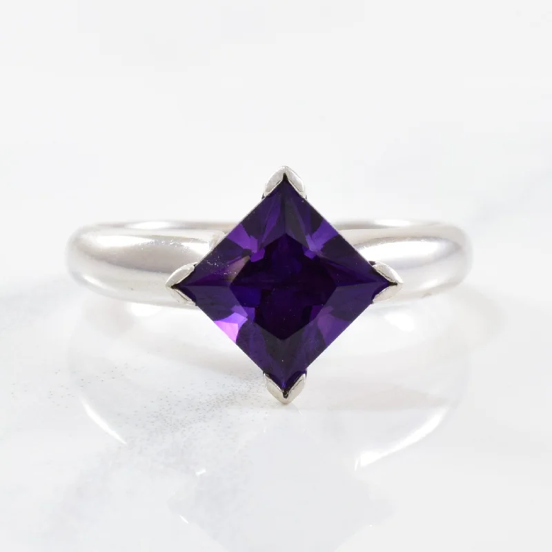 Exclusive Gemstone Jewelry Markdowns – Shop Now Square Amethyst Solitaire Ring | 1.49ct | SZ 7 | Exclusive Gemstone Jewelry Markdowns – Shop Now Square Amethyst Solitaire Ring | 1.49ct | SZ 7 |