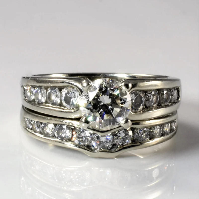 Sparkle In Style With Our Best Jewelry Deals Spence Diamonds' Classic Diamond Wedding Set | 1.54ctw | SZ 5.5 | Sparkle In Style With Our Best Jewelry Deals Spence Diamonds' Classic Diamond Wedding Set | 1.54ctw | SZ 5.5 |