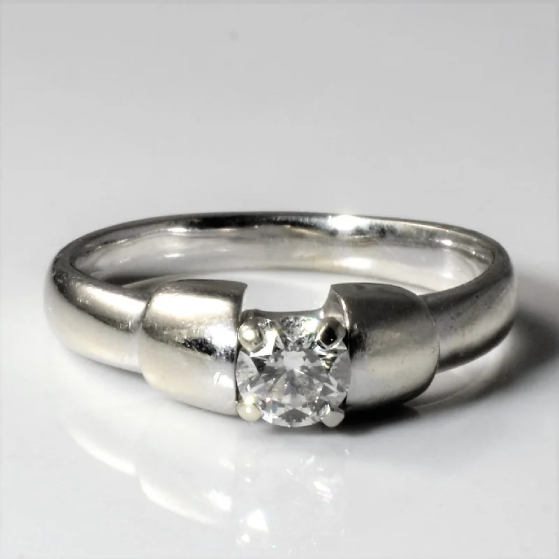 Shine Bright With Our Special Jewelry Promotions Ridged Solitaire Diamond Ring | 0.31ct | SZ 6.5 | Shine Bright With Our Special Jewelry Promotions Ridged Solitaire Diamond Ring | 0.31ct | SZ 6.5 |