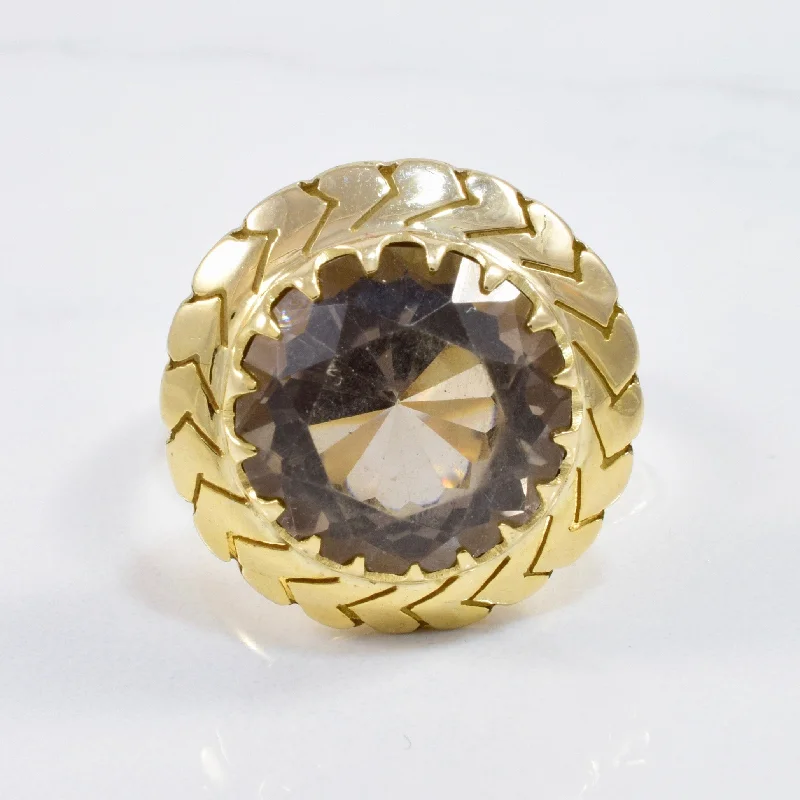 Get Ready To Sparkle – Special Jewelry Discounts Textured Bezel Set Smoky Quartz Ring | 10.00ct | SZ 8 | Get Ready To Sparkle – Special Jewelry Discounts Textured Bezel Set Smoky Quartz Ring | 10.00ct | SZ 8 |