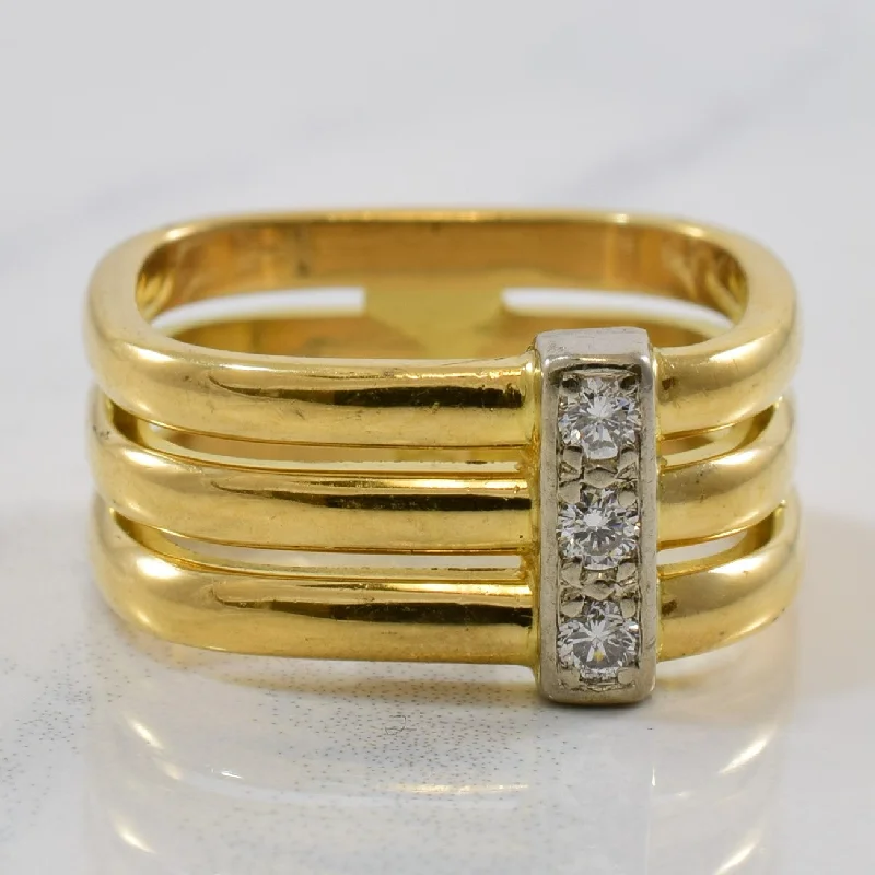 Premium Jewelry At Promotional Prices – Shine Today Triple Banded Diamond Ring | 0.09ctw | SZ 5 | Premium Jewelry At Promotional Prices – Shine Today Triple Banded Diamond Ring | 0.09ctw | SZ 5 |