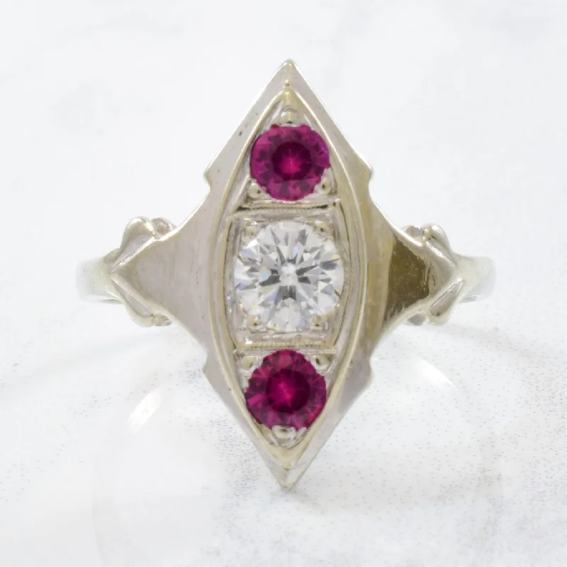 Gorgeous Jewelry, Limited-Time Savings Art Deco Diamond & Ruby Ring | 0.30ct, 0.30ctw | SZ 5.50 | Gorgeous Jewelry, Limited-Time Savings Art Deco Diamond & Ruby Ring | 0.30ct, 0.30ctw | SZ 5.50 |