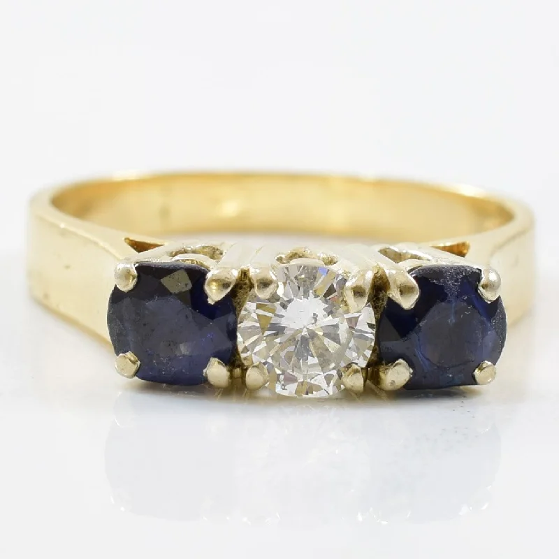 The Biggest Jewelry Sale Of The Year Is Here Three Stone Diamond & Blue Sapphire Ring | 0.48ct, 1.20ctw | SZ 8 | The Biggest Jewelry Sale Of The Year Is Here Three Stone Diamond & Blue Sapphire Ring | 0.48ct, 1.20ctw | SZ 8 |