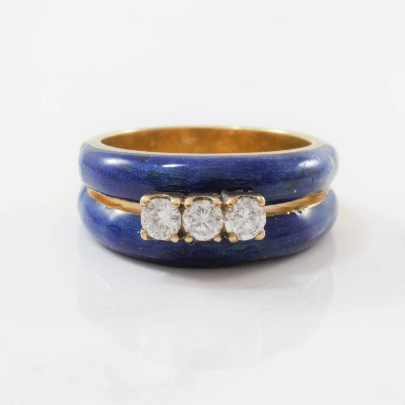 Gorgeous Jewelry, Limited-Time Savings Three Stone Diamond Enamel Ring | 0.27ctw | SZ 4.5 | Gorgeous Jewelry, Limited-Time Savings Three Stone Diamond Enamel Ring | 0.27ctw | SZ 4.5 |
