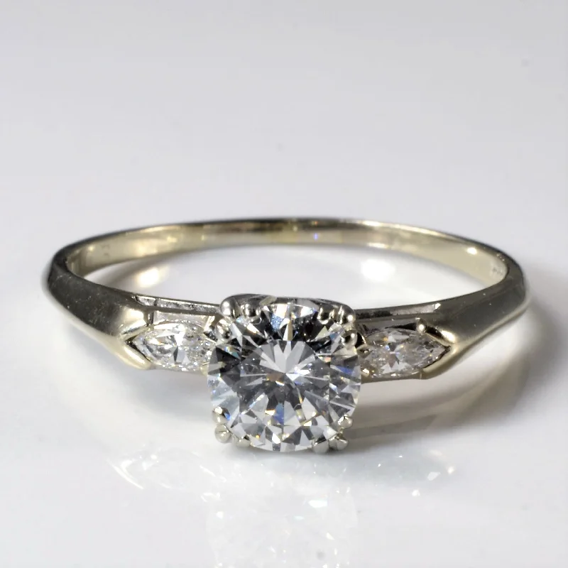 Buy More, Save More On Stunning Jewelry Pieces Elegant 1940s Three Stone Engagement Ring | 0.77ctw | SZ 7.5 | Buy More, Save More On Stunning Jewelry Pieces Elegant 1940s Three Stone Engagement Ring | 0.77ctw | SZ 7.5 |