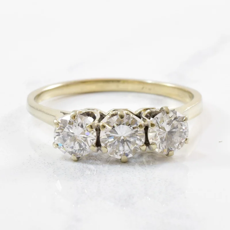 High-End Jewelry, Now More Affordable Than Ever Three Stone Diamond Engagement Ring | 1.66ctw | SZ 8.25 | High-End Jewelry, Now More Affordable Than Ever Three Stone Diamond Engagement Ring | 1.66ctw | SZ 8.25 |