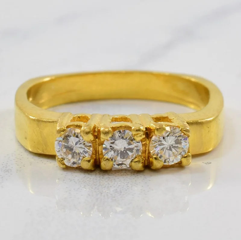 Shop Dazzling Rings, Earrings, And More At Special Discounts Three Stone Diamond Ring | 0.36ctw | SZ 5.5 | Shop Dazzling Rings, Earrings, And More At Special Discounts Three Stone Diamond Ring | 0.36ctw | SZ 5.5 |