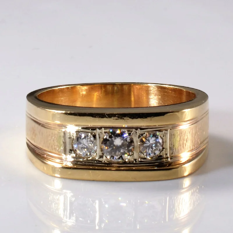 Affordable Elegance – Special Jewelry Sale Now Live Three Stone Diamond Band | 0.61ctw | SZ 11 | Affordable Elegance – Special Jewelry Sale Now Live Three Stone Diamond Band | 0.61ctw | SZ 11 |