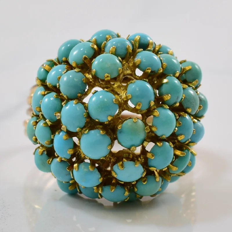 Timeless Jewelry, Timeless Savings – Don't Wait Turquoise Burst Cocktail Ring | 8.00ctw | SZ 7 | Timeless Jewelry, Timeless Savings – Don't Wait Turquoise Burst Cocktail Ring | 8.00ctw | SZ 7 |