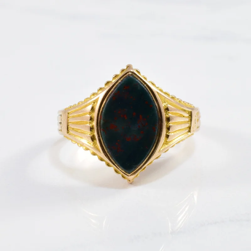 Get Your Favorite Jewelry At The Best Price Victorian Bezel Set Bloodstone Ring | 1.80ct | SZ 7.75 | Get Your Favorite Jewelry At The Best Price Victorian Bezel Set Bloodstone Ring | 1.80ct | SZ 7.75 |