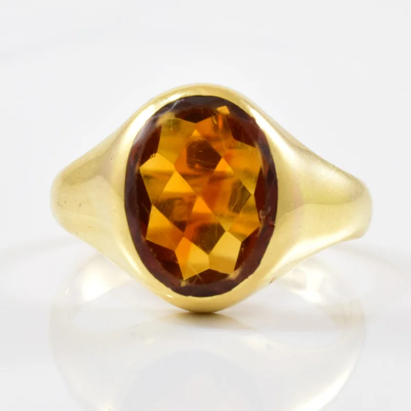Exclusive Jewelry Markdowns – Limited-Time Offer Early 1920s Bezel Set Citrine Ring | 3.00ct | SZ 8.25 | Exclusive Jewelry Markdowns – Limited-Time Offer Early 1920s Bezel Set Citrine Ring | 3.00ct | SZ 8.25 |
