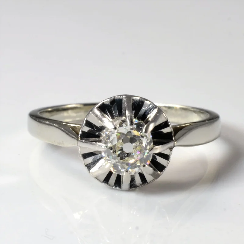 Seasonal Jewelry Sale – Upgrade Your Collection 1940s Old Mine Solitaire Diamond Ring | 0.50ct | SZ 6.25 | Seasonal Jewelry Sale – Upgrade Your Collection 1940s Old Mine Solitaire Diamond Ring | 0.50ct | SZ 6.25 |
