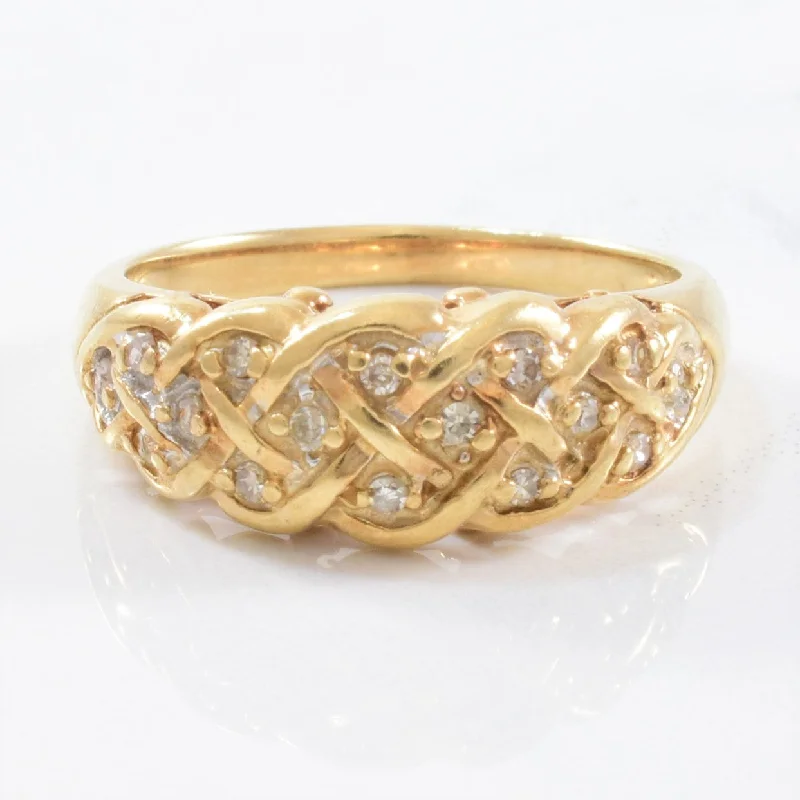 Luxury Jewelry At Budget-Friendly Prices – Grab Yours Now Woven Diamond Band | 0.12ctw | SZ 7.25 | Luxury Jewelry At Budget-Friendly Prices – Grab Yours Now Woven Diamond Band | 0.12ctw | SZ 7.25 |