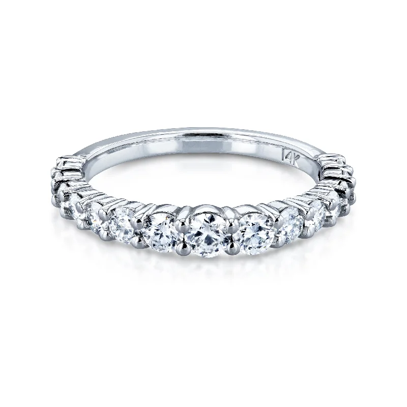 Personalized Jewelry Sale – Meaningful Gifts At Great Prices 3/4 Carat TDW Graduated Diamond Wedding Band in 14k White Gold Personalized Jewelry Sale – Meaningful Gifts At Great Prices 3/4 Carat TDW Graduated Diamond Wedding Band in 14k White Gold