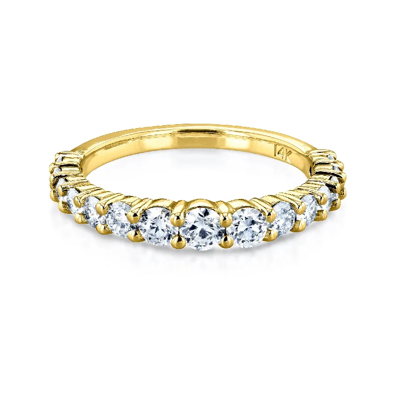 Trending Jewelry Styles Now At Limited-Time Discounts 3/4 Carat TDW Graduated Diamond Wedding Band in 14k Yellow Gold Trending Jewelry Styles Now At Limited-Time Discounts 3/4 Carat TDW Graduated Diamond Wedding Band in 14k Yellow Gold
