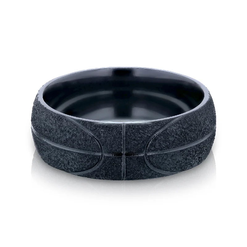 Shop Dazzling Jewelry At The Best Prices 8mm Charcoal Black Basketball Champion Ring Shop Dazzling Jewelry At The Best Prices 8mm Charcoal Black Basketball Champion Ring