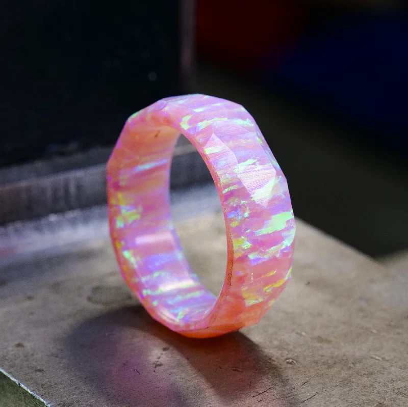 Get Your Favorite Jewelry At The Best Price Cherry Blossom Opal Ring