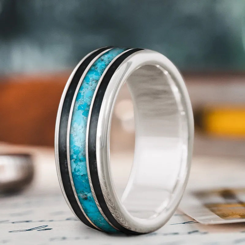 Shop Jewelry That Shines Without The High Price Custom Design - 3-Inlay Wide Center Ring xwduYrcVOT1W0y5VoMLUqsgQ Shop Jewelry That Shines Without The High Price Custom Design - 3-Inlay Wide Center Ring xwduYrcVOT1W0y5VoMLUqsgQ