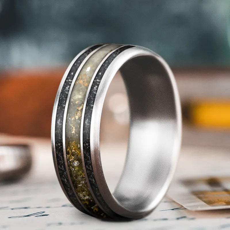 Handcrafted Beauty At Affordable Prices Custom Design - 3-Inlay Wide Center Ring y3n70HFnm_CIk4FWTctLXOFZ Handcrafted Beauty At Affordable Prices Custom Design - 3-Inlay Wide Center Ring y3n70HFnm_CIk4FWTctLXOFZ