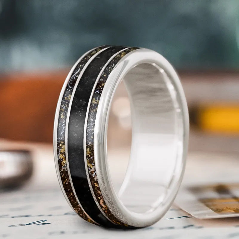 Shop Fine Jewelry With Amazing Deals Custom Design - 3-Inlay Wide Center Ring yJQ2I_7o5ItG5Vlx-1Ag20eM Shop Fine Jewelry With Amazing Deals Custom Design - 3-Inlay Wide Center Ring yJQ2I_7o5ItG5Vlx-1Ag20eM