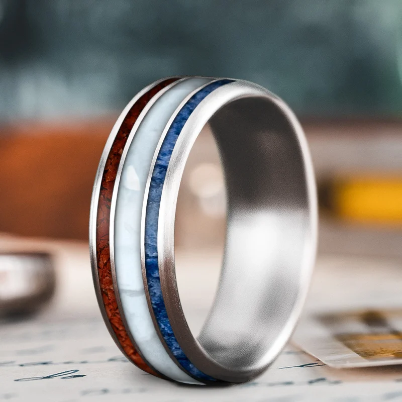 Get The Jewelry You Love At A Price You Love Custom Design - 3-Inlay Wide Center Ring Z7degAQu331JpV2DtKmE3s2Q Get The Jewelry You Love At A Price You Love Custom Design - 3-Inlay Wide Center Ring Z7degAQu331JpV2DtKmE3s2Q