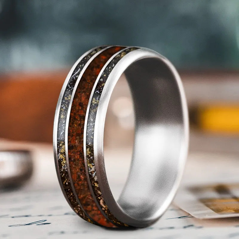 Stunning Jewelry Pieces At The Lowest Prices Ever Custom Design - 3-Inlay Wide Center Ring zXiH-hreYCrAl16TqDMLF0N8 Stunning Jewelry Pieces At The Lowest Prices Ever Custom Design - 3-Inlay Wide Center Ring zXiH-hreYCrAl16TqDMLF0N8