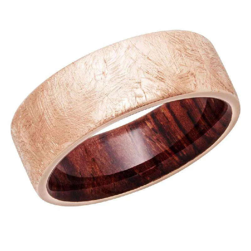 Premium Jewelry At Special Low Prices For A Limited Time 8mm Textured Gold & Wood Sleeve Premium Jewelry At Special Low Prices For A Limited Time 8mm Textured Gold & Wood Sleeve