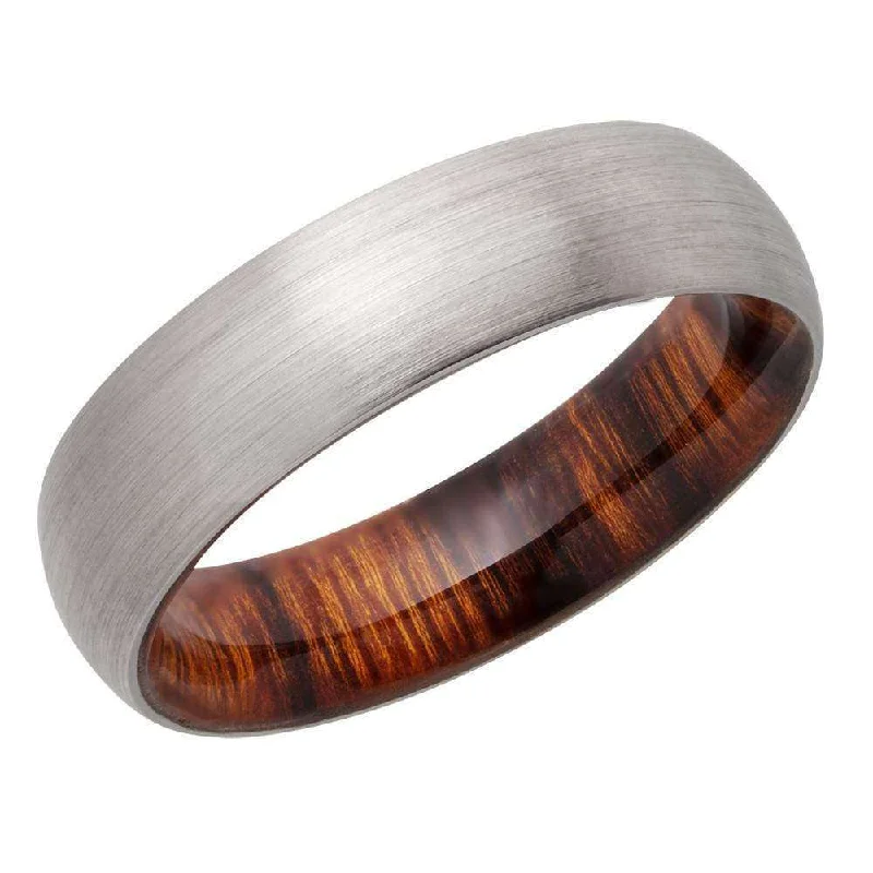 Trending Jewelry Now Available At Exclusive Prices 6mm Titanium & Desert Ironwood