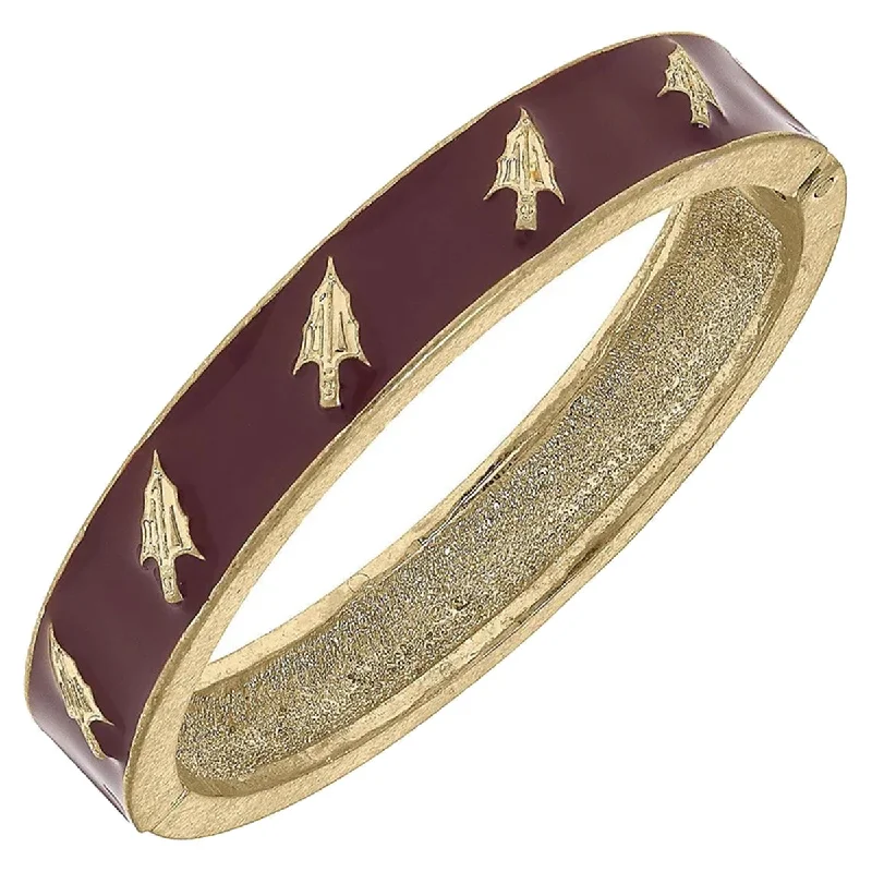 Bestselling Jewelry At Special Promotional Rates Canvas Arrowheads Hinged Enameled Bangle Bracelet Bestselling Jewelry At Special Promotional Rates Canvas Arrowheads Hinged Enameled Bangle Bracelet