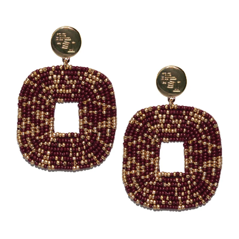 Flash Deals On Fine Jewelry – Shop Before It's Gone Emerson Street Stacked FSU Beaded Donut Stud Earrings Flash Deals On Fine Jewelry – Shop Before It's Gone Emerson Street Stacked FSU Beaded Donut Stud Earrings