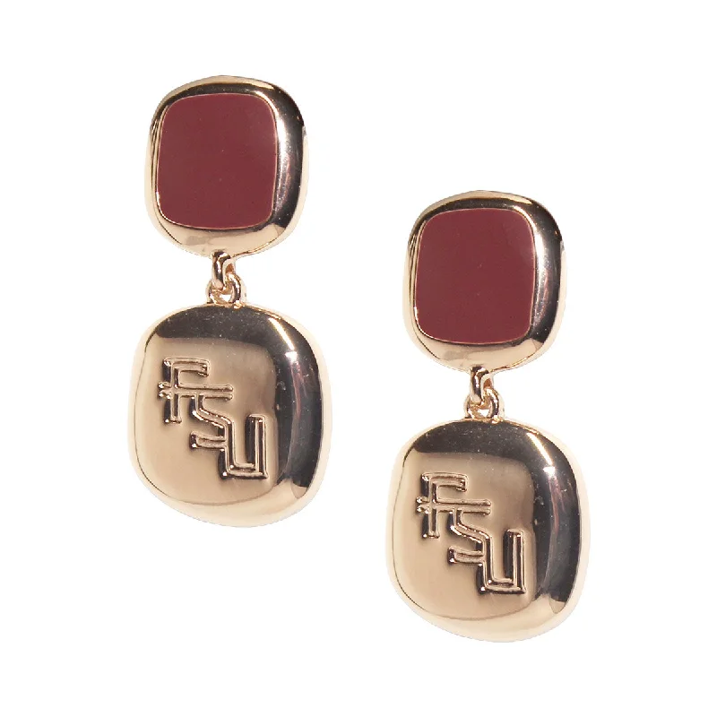 Exclusive Jewelry Offers – Sparkle For Less Emerson Street Stacked FSU Garnet Dangle Stud Earrings Exclusive Jewelry Offers – Sparkle For Less Emerson Street Stacked FSU Garnet Dangle Stud Earrings