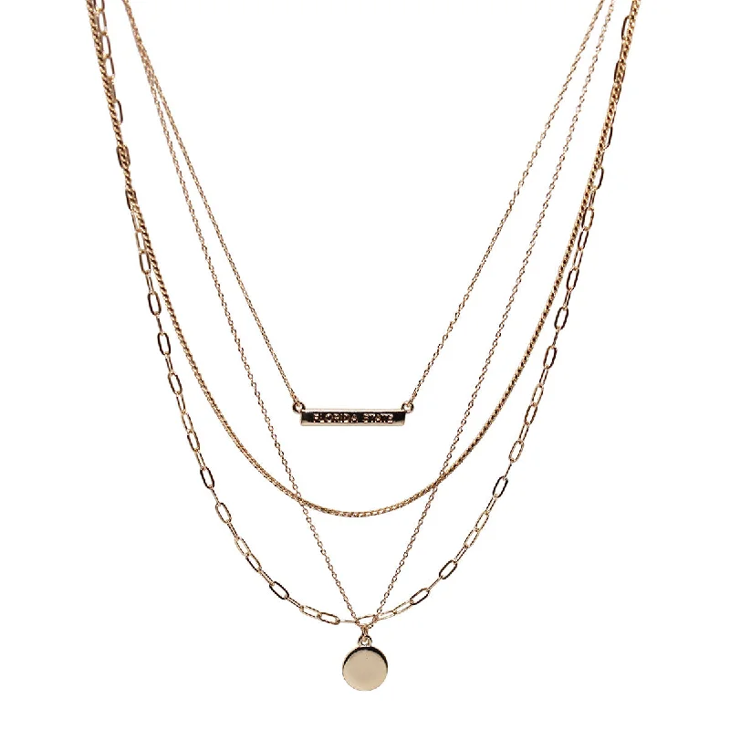 Fashion-Forward Jewelry At Incredible Prices Emerson Street Florida State Gold 4-Strand Necklace Fashion-Forward Jewelry At Incredible Prices Emerson Street Florida State Gold 4-Strand Necklace