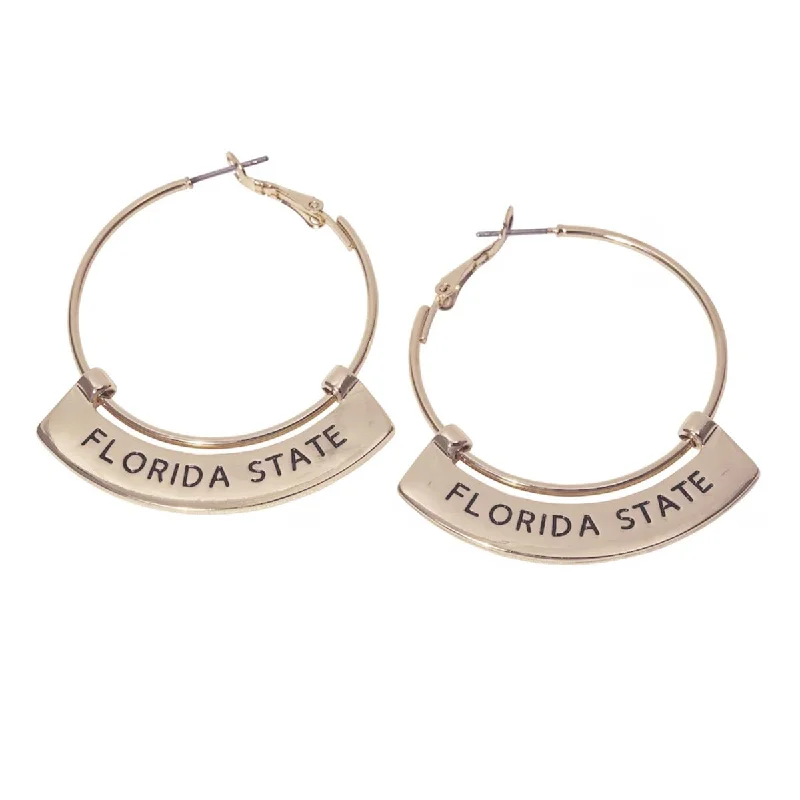 Grab Your Favorite Jewelry At The Lowest Prices Emerson Street Florida State Gold Hoop Earrings Grab Your Favorite Jewelry At The Lowest Prices Emerson Street Florida State Gold Hoop Earrings