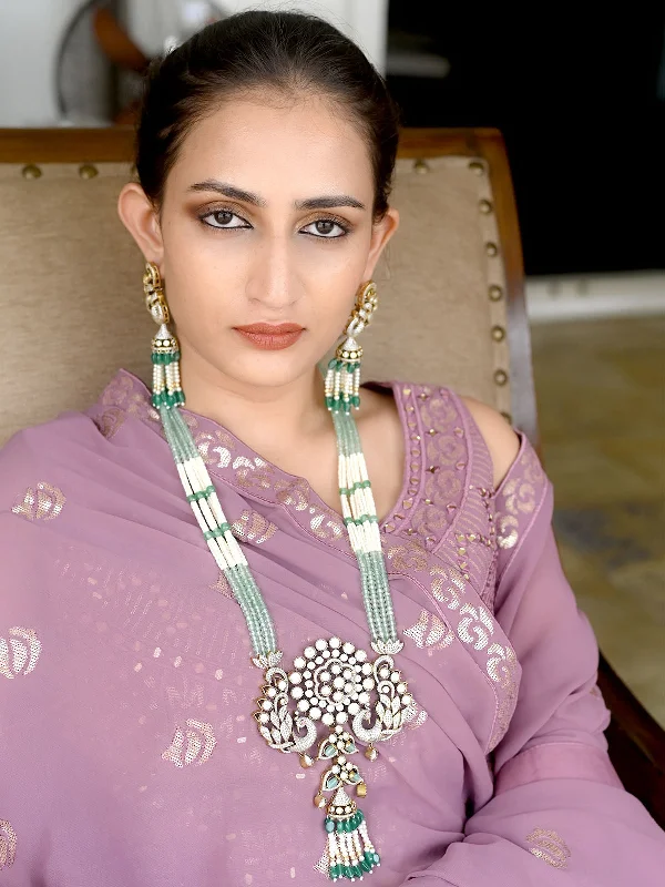 Bestselling Jewelry At Special Promotional Rates Odette Sea Green Mixed Metal Embellished Beads Neckpiece Set For Women Bestselling Jewelry At Special Promotional Rates Odette Sea Green Mixed Metal Embellished Beads Neckpiece Set For Women