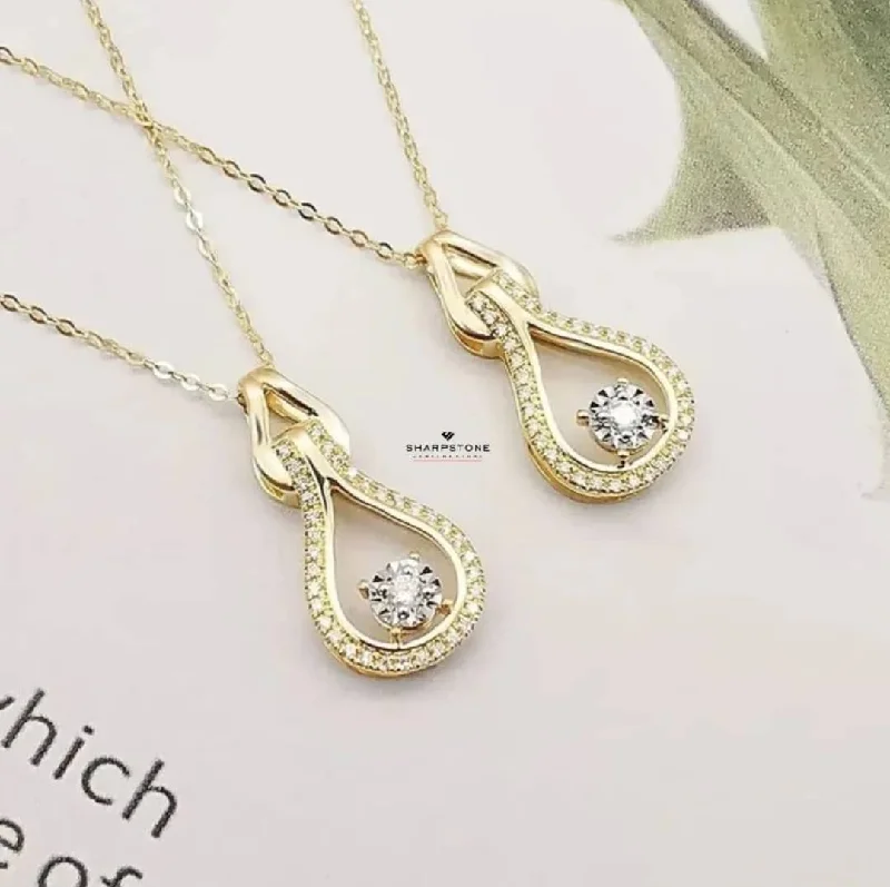 Must-Have Jewelry Pieces At Reduced Prices 0.098ct Waterdrop Diamond Necklace in 18 Karat Solid Gold Must-Have Jewelry Pieces At Reduced Prices 0.098ct Waterdrop Diamond Necklace in 18 Karat Solid Gold