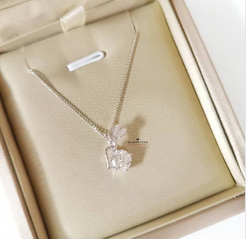 Jewelry Flash Sale – Stylish Designs At Unbeatable Rates 0.50ct Fairy Moissanite Necklace in 925 Sterling Silver Jewelry Flash Sale – Stylish Designs At Unbeatable Rates 0.50ct Fairy Moissanite Necklace in 925 Sterling Silver