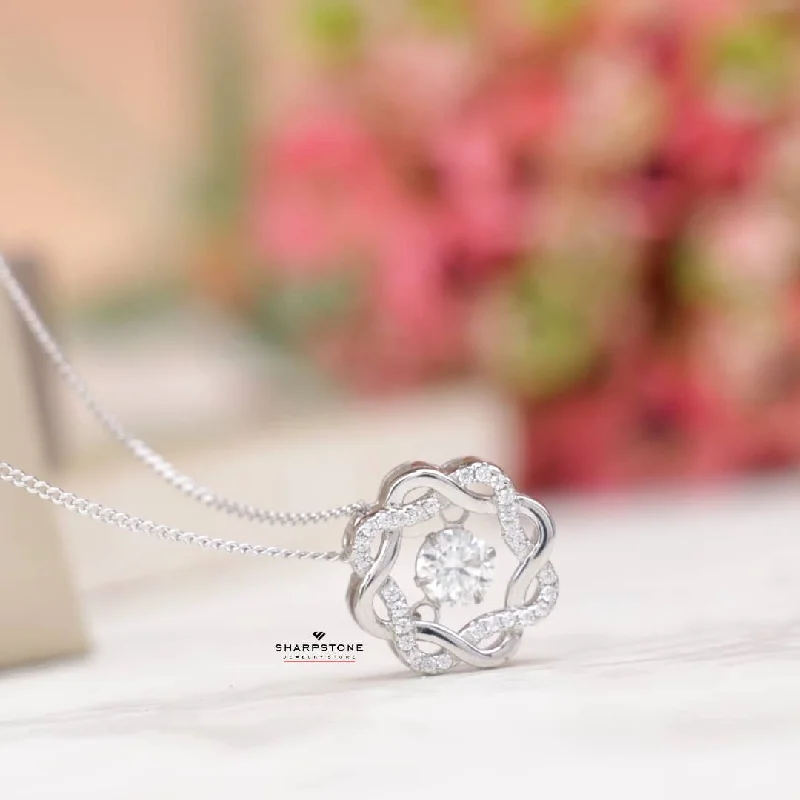 Timeless Elegance Now At Special Discounts 0.50ct Clover Duo Moissanite Necklace in 925 Sterling Silver Timeless Elegance Now At Special Discounts 0.50ct Clover Duo Moissanite Necklace in 925 Sterling Silver