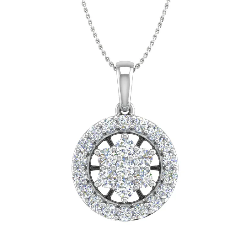 Shine In Style – Shop Jewelry Discounts Today 0.55 Carat Diamond Circle Pendant Necklace in Gold (Silver Chain Included) Shine In Style – Shop Jewelry Discounts Today 0.55 Carat Diamond Circle Pendant Necklace in Gold (Silver Chain Included)