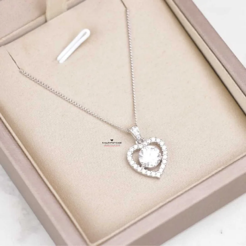 Elegant Jewelry, Affordable Luxury – Shop Now 1.0ct Sweetheart Moissanite Necklace in 925 Sterling Silver Elegant Jewelry, Affordable Luxury – Shop Now 1.0ct Sweetheart Moissanite Necklace in 925 Sterling Silver