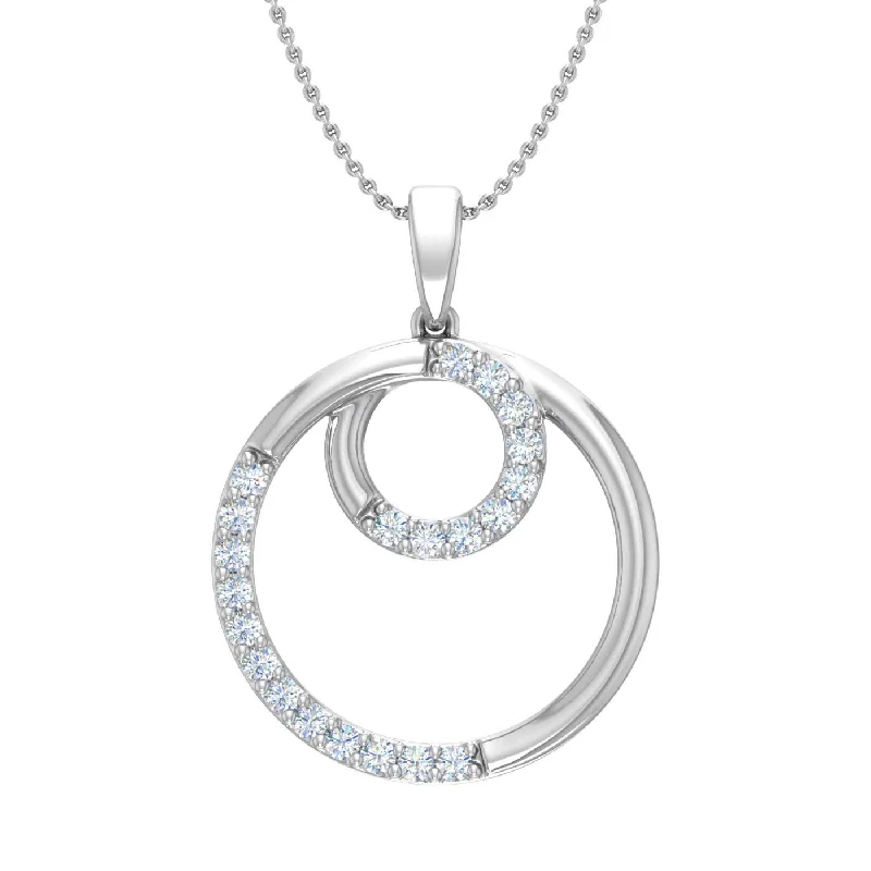 Trending Jewelry Now At Unbeatable Prices 1/4 Carat Diamond Circle Pendant Necklace in Gold (Silver Cable Chain) Trending Jewelry Now At Unbeatable Prices 1/4 Carat Diamond Circle Pendant Necklace in Gold (Silver Cable Chain)