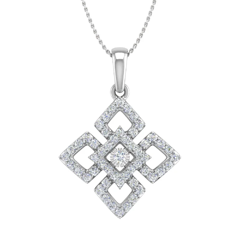 Stunning Jewelry At Even More Stunning Prices 1/4 Carat Diamond Fashion Pendant Necklace in Gold (Silver Chain Included) Stunning Jewelry At Even More Stunning Prices 1/4 Carat Diamond Fashion Pendant Necklace in Gold (Silver Chain Included)