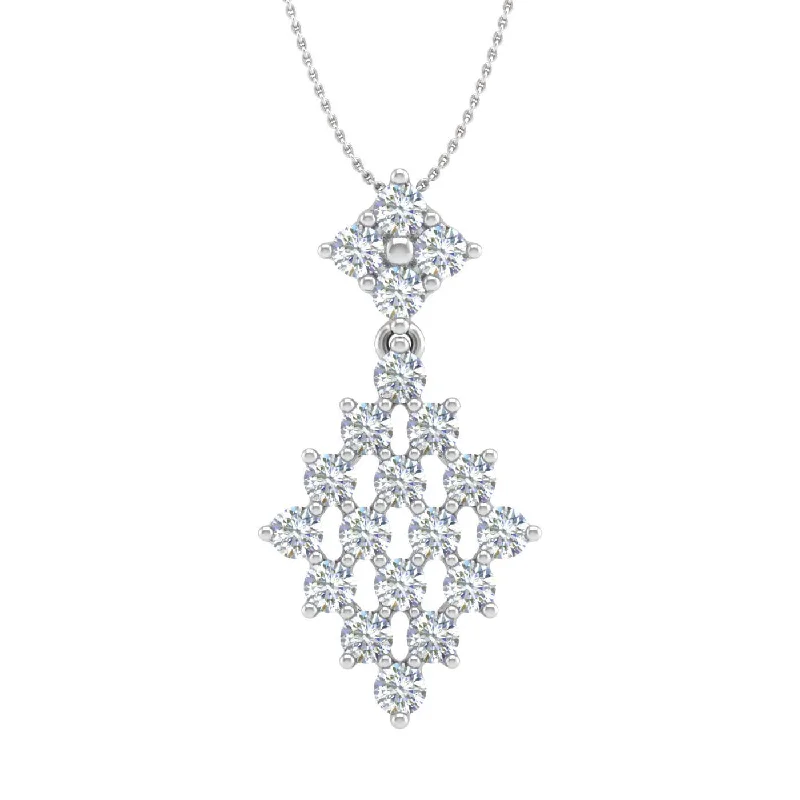 Luxury Jewelry Without The Luxury Price Tag 1 Carat Diamond Fashion Pendant Necklace in Gold (Silver Chain Included) Luxury Jewelry Without The Luxury Price Tag 1 Carat Diamond Fashion Pendant Necklace in Gold (Silver Chain Included)
