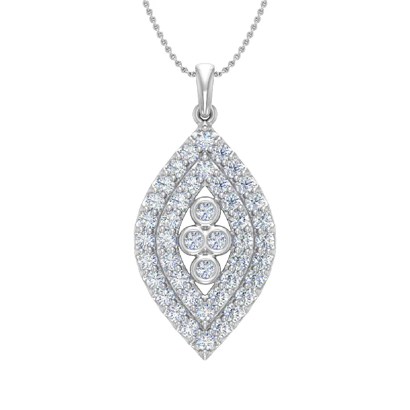 Celebrate Every Occasion With Sparkling Savings 1 Carat Diamond Pendant Necklace in Gold (Silver Cable Chain) Celebrate Every Occasion With Sparkling Savings 1 Carat Diamond Pendant Necklace in Gold (Silver Cable Chain)