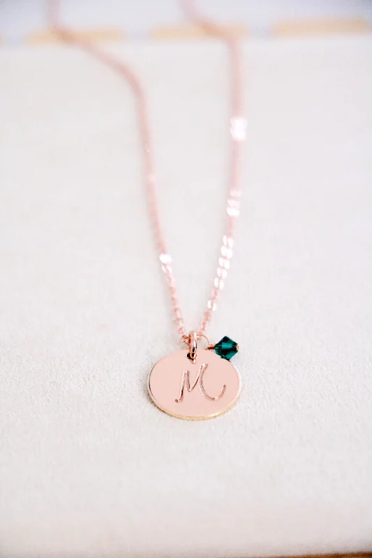 Jewelry Deals That Sparkle – Shop Today script initial necklace {yellow + rose gold} Jewelry Deals That Sparkle – Shop Today script initial necklace {yellow + rose gold}