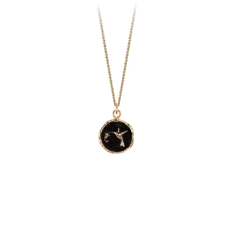 Grab Your Dream Jewelry At The Lowest Prices 14k Gold Hummingbird Talisman