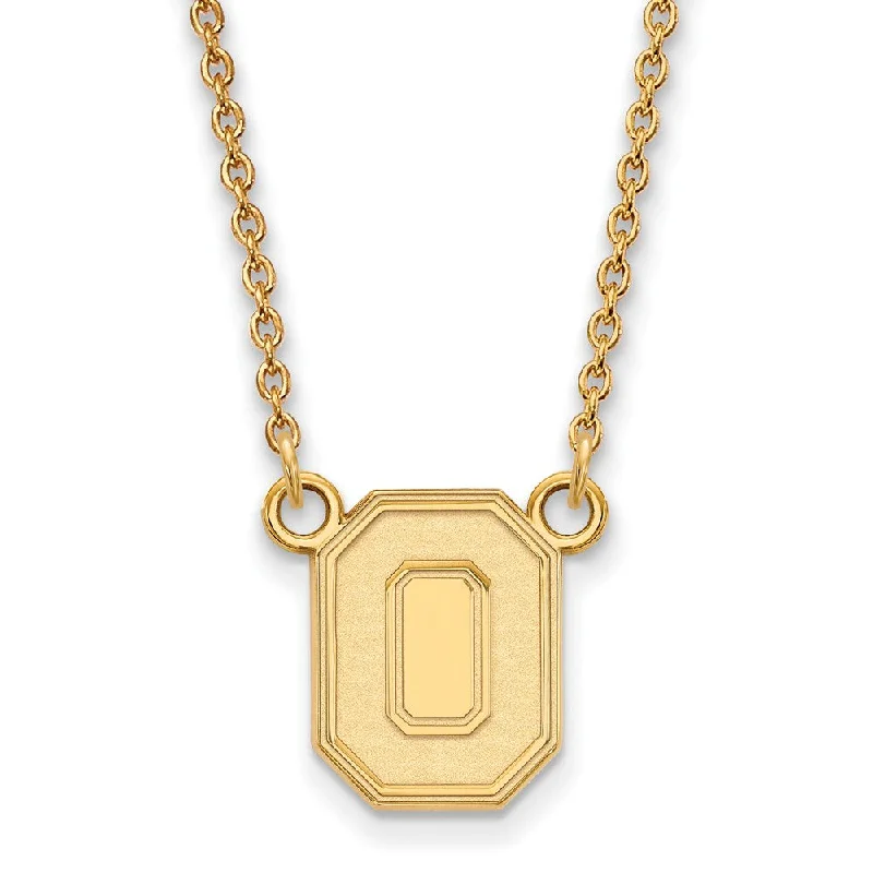 Everyday Jewelry Essentials Now On Sale 14k Gold Plated Silver Ohio State Small Pendant Necklace, 18 Inch Everyday Jewelry Essentials Now On Sale 14k Gold Plated Silver Ohio State Small Pendant Necklace, 18 Inch